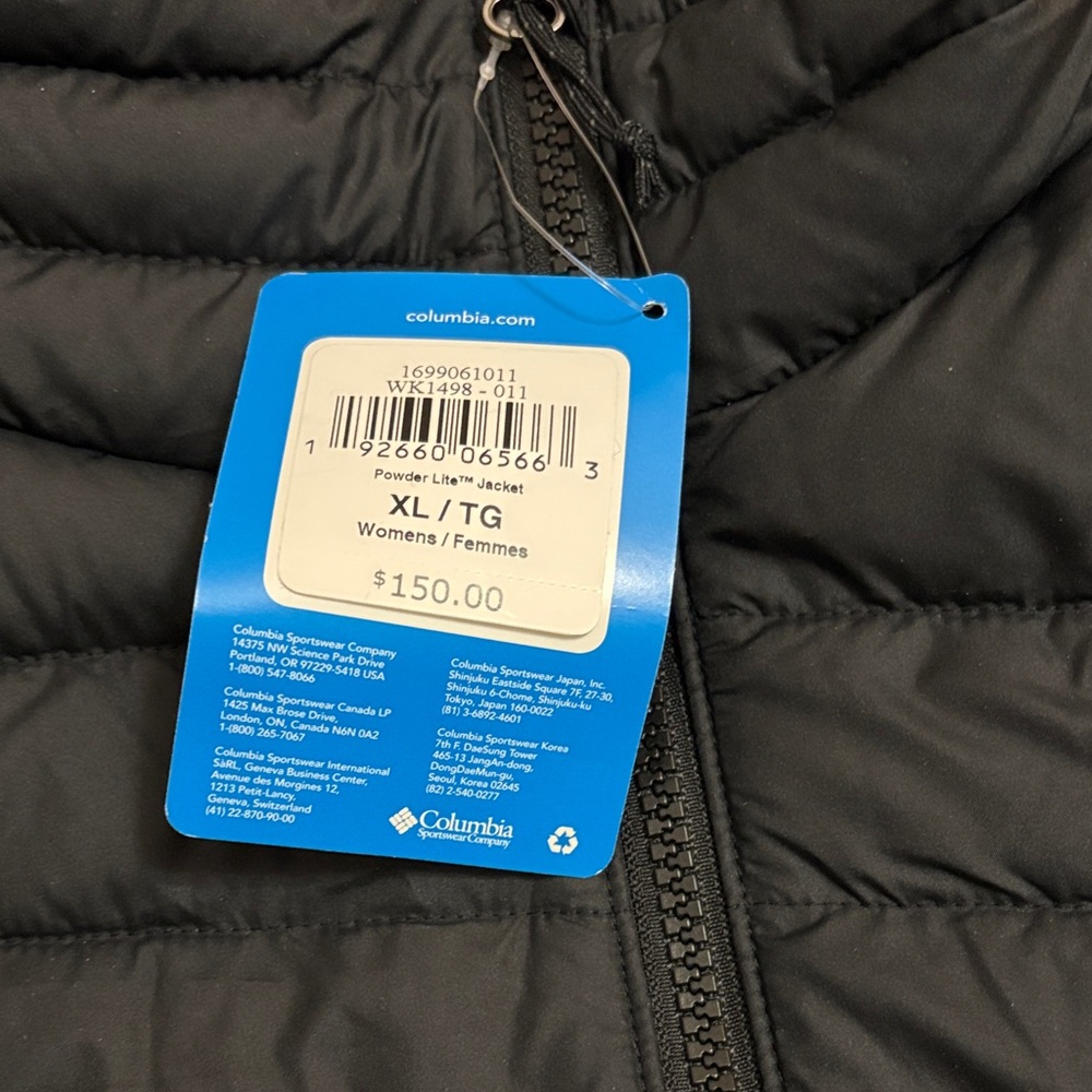 Columbia Black Insulated Jacket - Tequila Patron - Omni- Heat - Picture 2 of 7